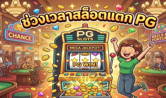 ช่วงเวลาสล็อตแตก PG