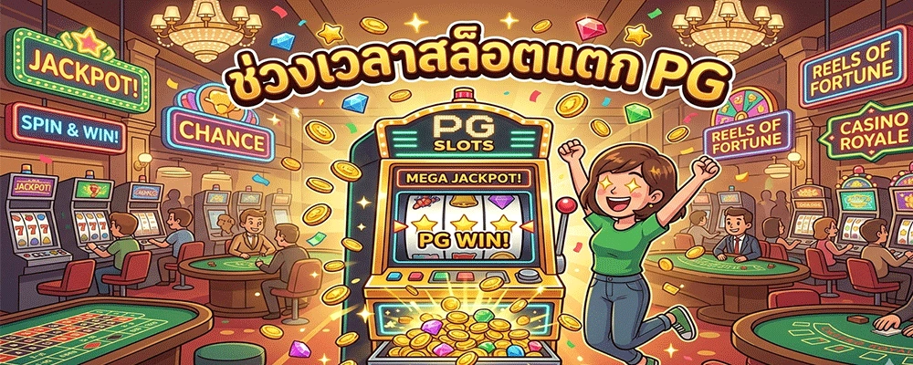 ช่วงเวลาสล็อตแตก PG