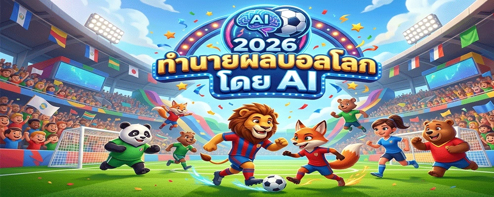 ทำนายผลบอลโลก 2026 โดย AI