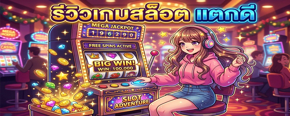 รีวิวเกมสล็อต แตกดี