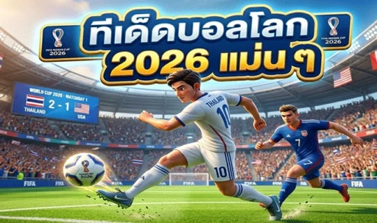 ทีเด็ดบอลโลก 2026 แม่น ๆ