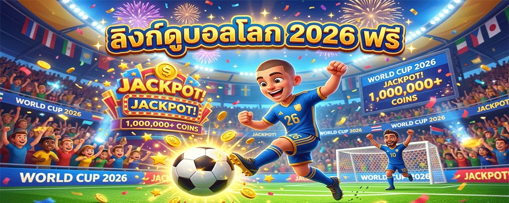 ลิงก์ดูบอลโลก 2026 ฟรี